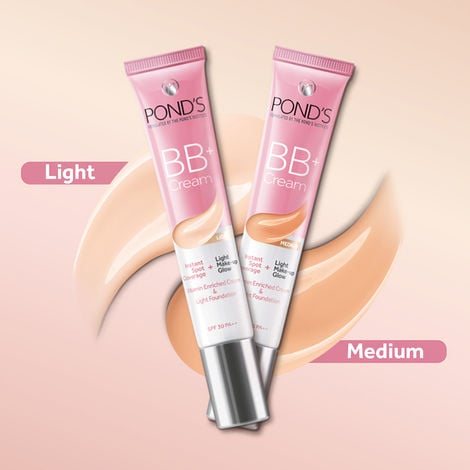 Picture of POND'S BB+ Creaml Instant Spot Coverage + Light Make-up Glow I Tinted Moisturiser I Enhances Glow IIvory 118G
