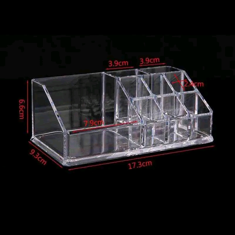 Picture of 9 Grid Acrylic Makeup Organizer Storage Box/ Lipstick Jewelry Box