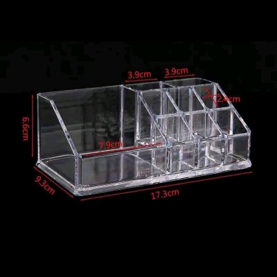 Picture of 9 Grid Acrylic Makeup Organizer Storage Box/ Lipstick Jewelry Box