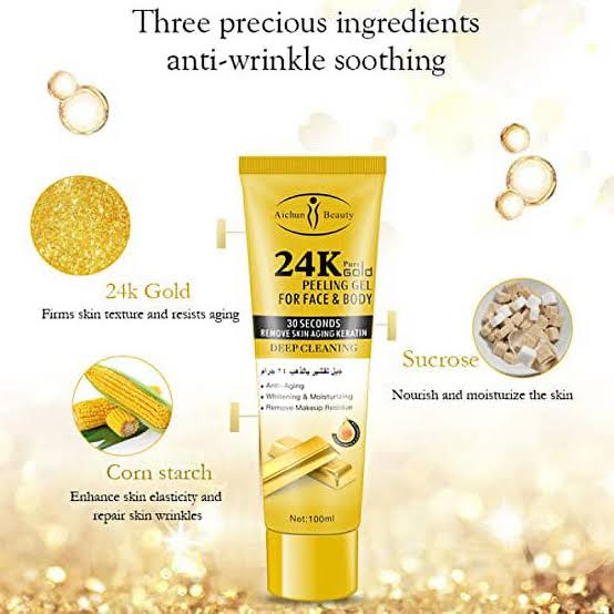 Picture of Aichun Beauty 24k Pure Gold Peeling Gel – 100ml