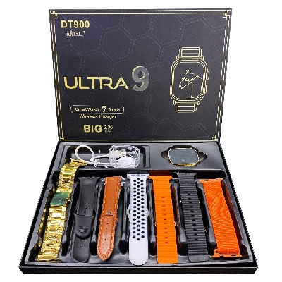Picture of Ultra 9 Smart Watch + 7 Straps - DT900 