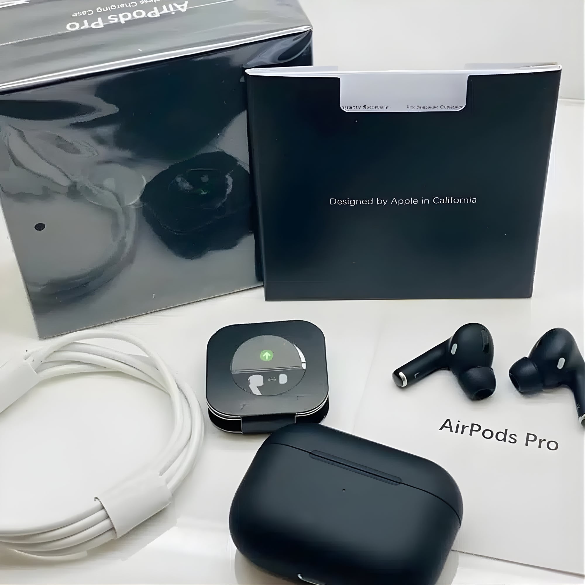 Picture of AirPods Pro 2nd genaration Made in Dubai Wireless Charging Bluetooth Earbuds 