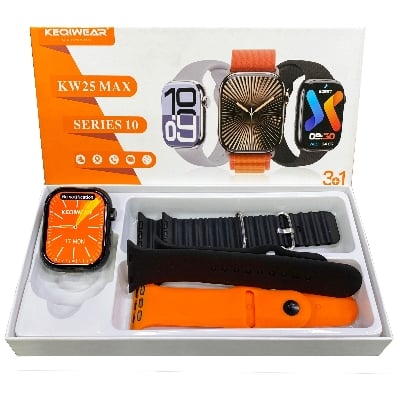 Picture of Keqiwear KW25 Max Smart Watch (3 Straps) Multicolor