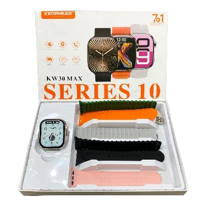 Picture of Keqiwear KW30 Series 10 BT Calling Smart Watch with 7 Straps 