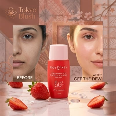 Picture of Dot & Key Strawberry Dew Tinted Sunscreen SPF 50+ Daily Wear – 50ml