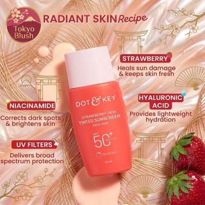 Picture of Dot & Key Strawberry Dew Tinted Sunscreen SPF 50+ Daily Wear – 50ml