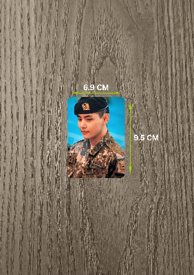 Picture of 1 Set 9 Pieces Taehyung (BTSV) Photocard Set | Premium Thick Card | Glossy HD Photos 