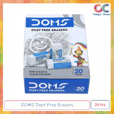 Picture of DOMS Non Dust eraser 20 pcpk