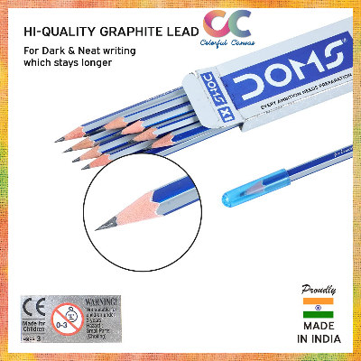 Picture of DOMS X1 X-tra Super Dark Pencil 10 Pcs
