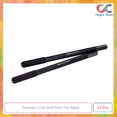 Picture of Pentonic LINC Ball Point Pen - Blister Pack of 12 (Black)
