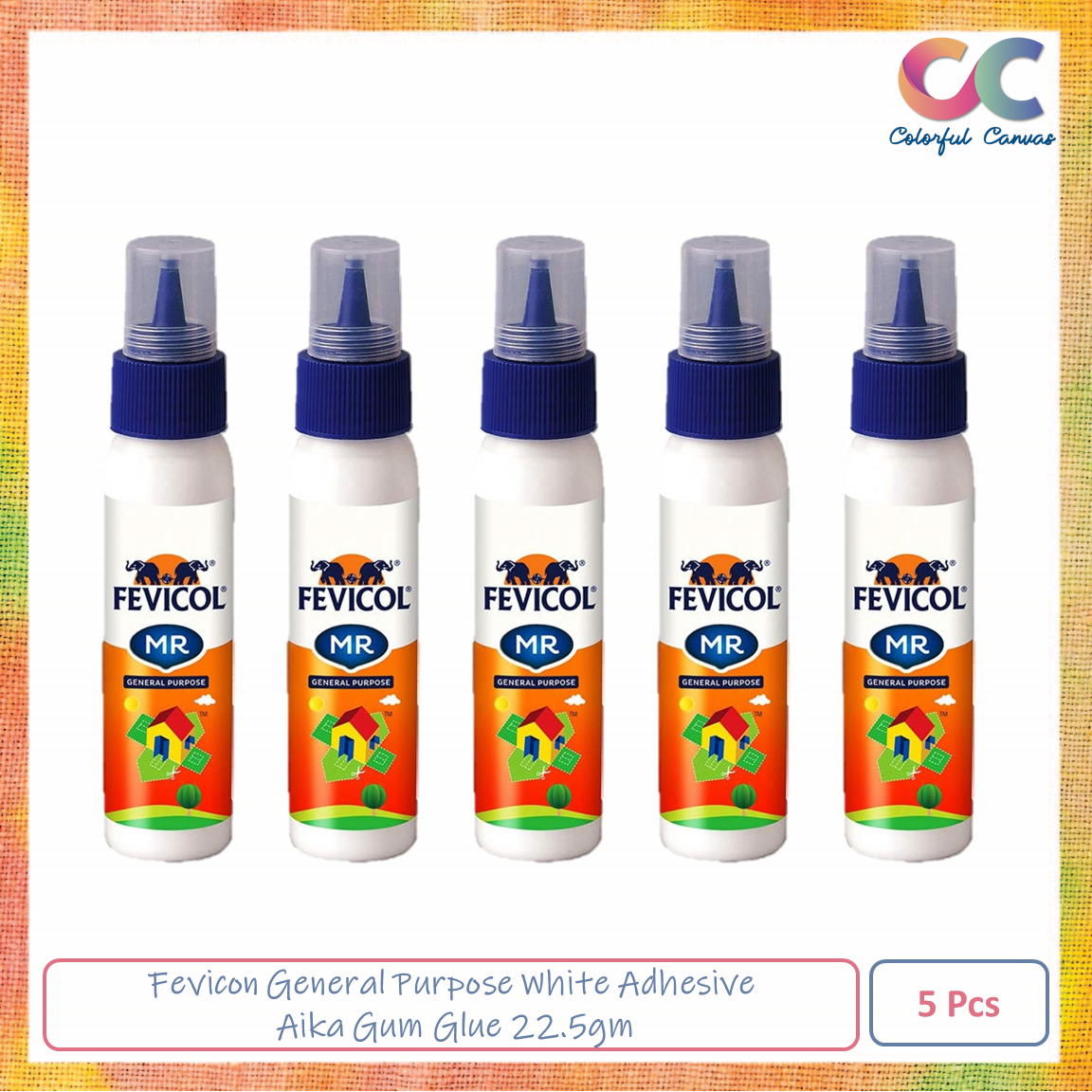 Picture of Fevicon General Purpose White Adhesive Aika Gum Glue - 22.5gm 1 pcs