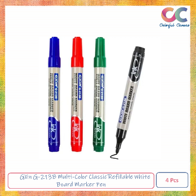 Picture of GXin G-213B Multi-Color Classic Refillable White Board Marker Pen