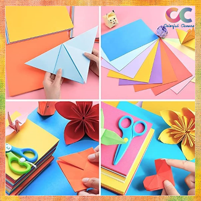Picture of Color Paper A4 for Craft, Art & Photocopy 80GSM Multicolour 50 Pcs