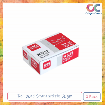 Picture of Deli 0016 Standard Pin 50 gm 1 Pack