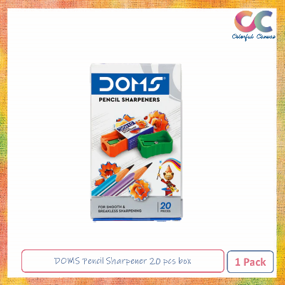 Picture of DOMS Pencil Sharpener 20 pcs box 1 Pack