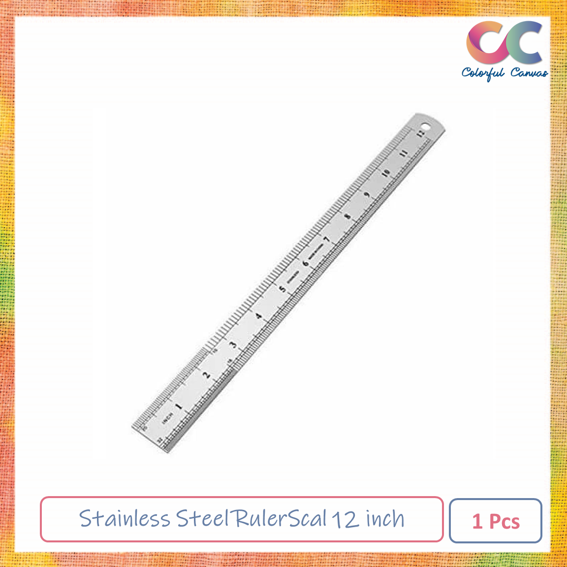 Picture of Stainless Steel Ruler/Scal 12 inch 1 Pcs