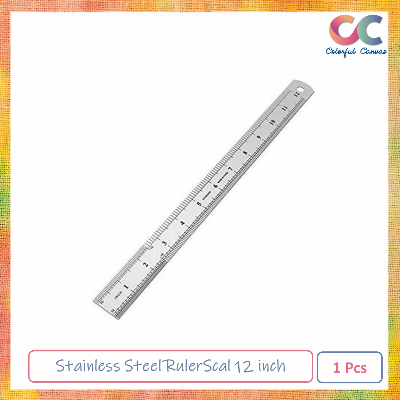 Picture of Stainless Steel Ruler/Scal 12 inch 1 Pcs