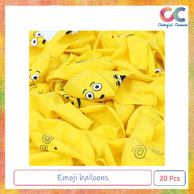 Picture of Emoji balloons 20 Pcs