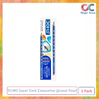 Picture of DOMS Super Dark Innovative Groove Pencil 1 Pack