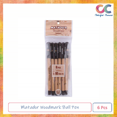 Picture of Matador Woodmark Ball Pen 6 Pcs