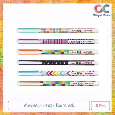Picture of Matador i-teen Rio Black 6 Pcs