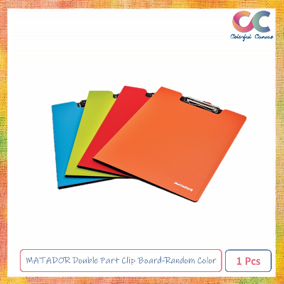 Picture of MATADOR Double Part Clip Board-Random Color 1 Pcs
