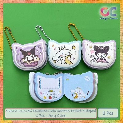 Picture of Sanrio Kurumi Pendant Cute Cartoon Pocket Notepad 1 Pcs - Any Color