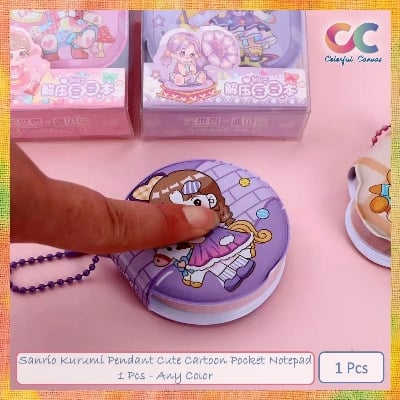 Picture of Sanrio Kurumi Pendant Cute Cartoon Pocket Notepad 1 Pcs - Any Color