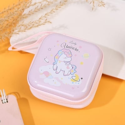 Picture of Square Tinplate Coin, Mini Cosmetics, Key, Lipstick Portable Storage Box 1 PCs