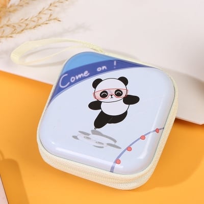 Picture of Square Tinplate Coin, Mini Cosmetics, Key, Lipstick Portable Storage Box 1 PCs