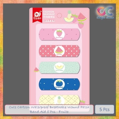 Picture of Cute Cartoon Waterproof Breathable Wound Patch Band Aid 5 Pcs - Fairy