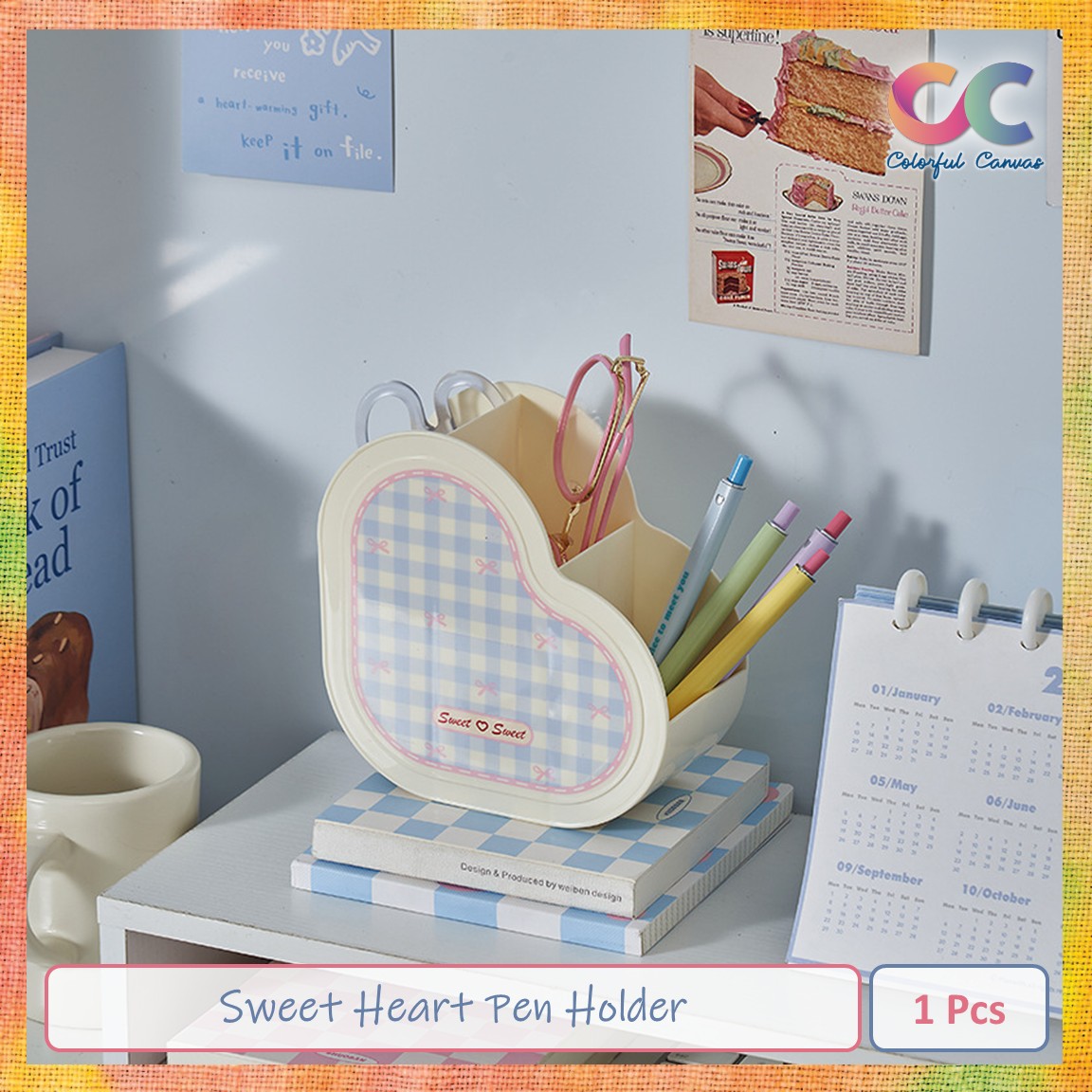 Picture of Sweet Heart Pen Holder