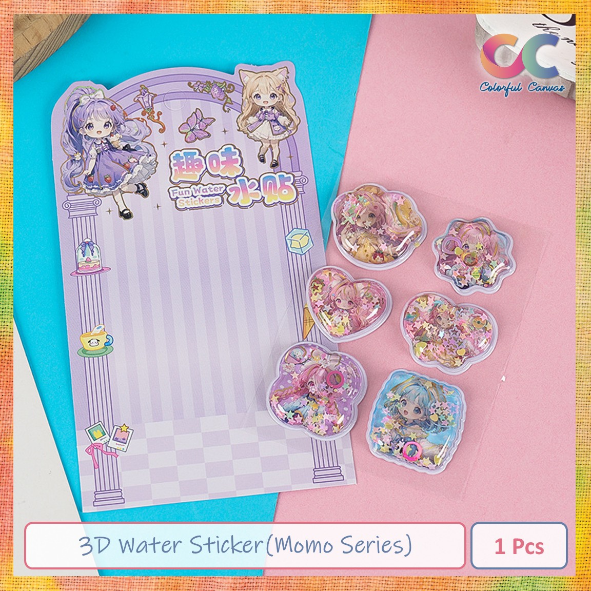 Picture of 3D Water Sticker(Momo Series)