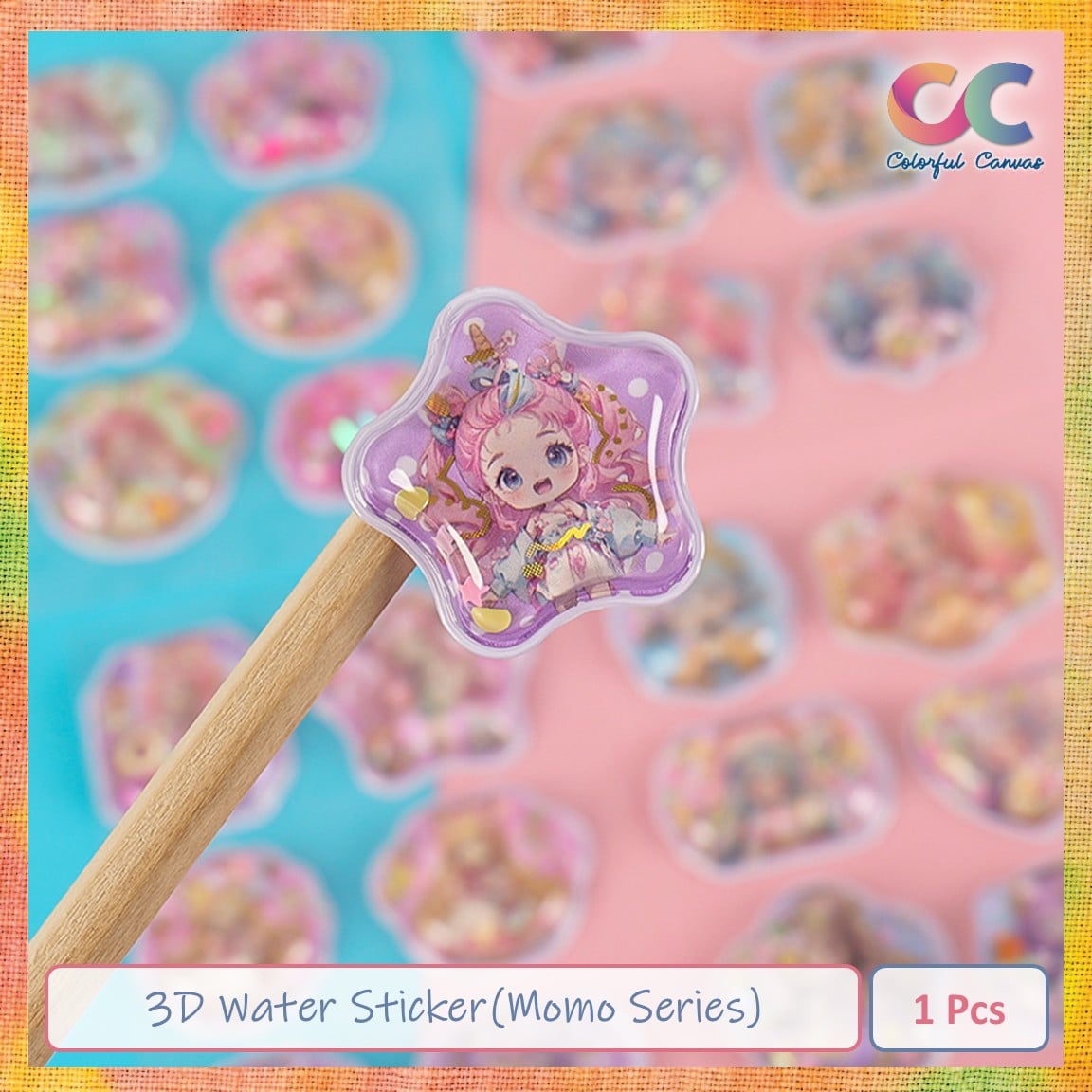 Picture of 3D Water Sticker(Momo Series)