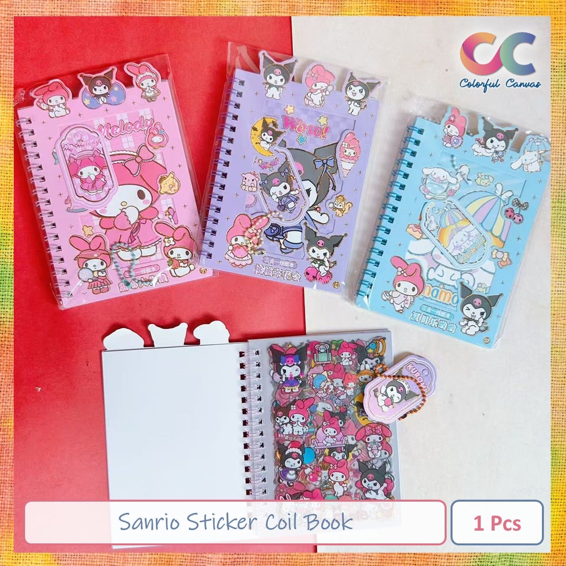 Picture of Sanrio Sticker Coil Book