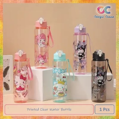 Picture of Printed Clear Water Bottle