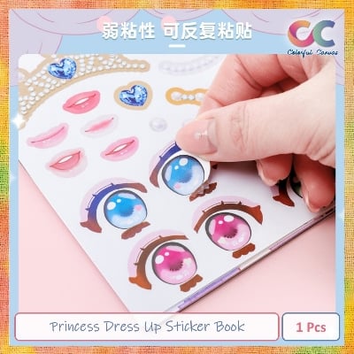 Picture of Princess Dress-Up Stickers Book