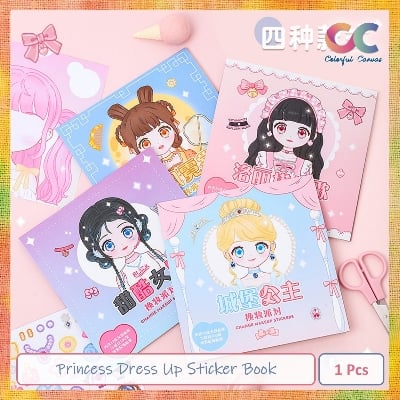 Picture of Princess Dress-Up Stickers Book