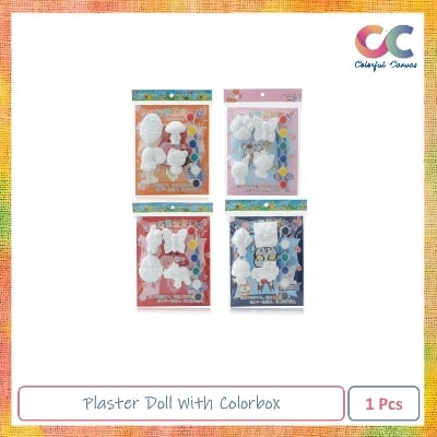 Picture of Plaster Doll With Color Box