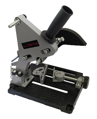 Picture of Grinder Stand (Alluminum Alloy) compatible with 4 -5 Universal Grinder Accessories Angle Grinder Holder Woodworking Cut Tool Stand Dark As 