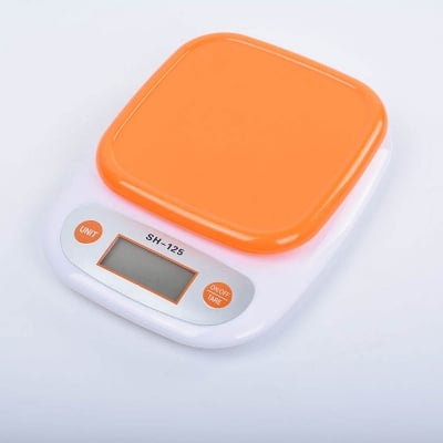 Picture of Electronic Kitchen Scale - Measure Tools - Weight Machine (5Kg/1G) - Weight Machine Red 