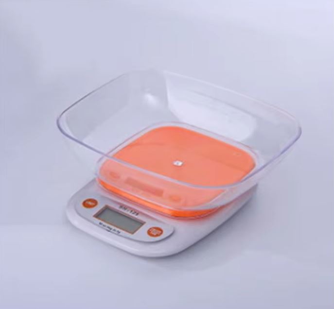 Picture of Electronic Kitchen Scale - Measure Tools - Weight Machine (5Kg/1G) - Weight Machine Red 