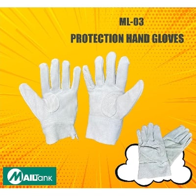 Picture of Leather Welding Gloves (Short) Grey Regular