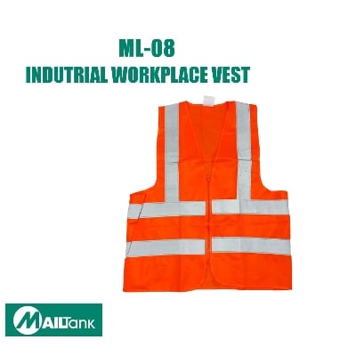 Picture of Orrange Color Industrial Work Place Vest 2 Orange 