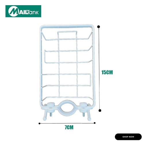 Picture of Alie Stainless Steel Sink Faucet Hanging Storage Rack Off White 