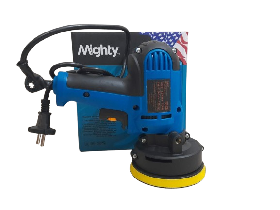 Picture of Electric Car Polisher 5 Inches with Buffing Pad and Cloth Blue 