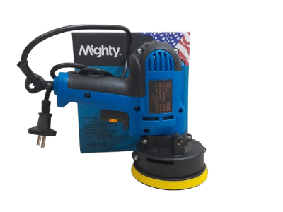Picture of Electric Car Polisher 5 Inches with Buffing Pad and Cloth Blue 