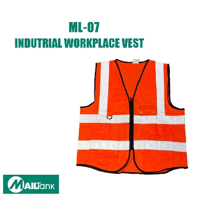 Picture of Knitted Cotton Safety Vest - Orange [BUY one GET One] Orange 