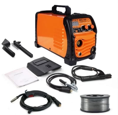 Picture of 3 in 1 Welding Machine MIG-350 MIG/MMA/TIG _ MIG Welders Flux Cored Wire Welder Orange 