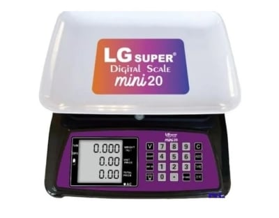 Picture of Digital Scale LG Super Suitable For Weight 1gram to Up 20 Kg Purple 